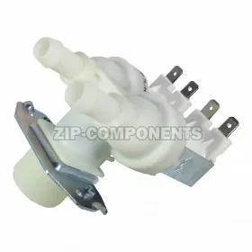 Электроклапан воды 2W-90 универсальный D-12mm TP замена Whirlpool 481981729327
