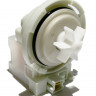 Сливной насос Copreci 30W без улитки, 4 защелки по кругу, фишка вперед Bosch, Siemens 215914