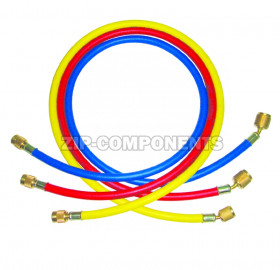Набор шлангов 3шт 150см, 800PSI (R22, R134, R404, R410) DSZH CT-360-RYB-H