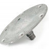 Фланец барабана (на обе стороны D=20mm под подш.204) крепеж универсальный cod044